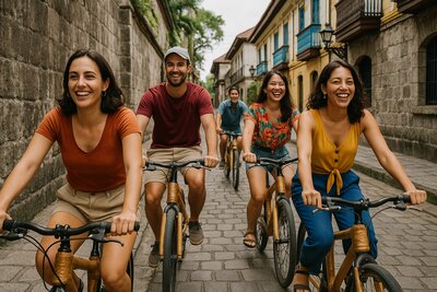 Bamboo Biking Through Historic Intramuros: An Eco-Friendly Cultural Adventure