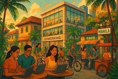 Best Digital Nomad Neighborhoods in Manila - Where to Live & Work