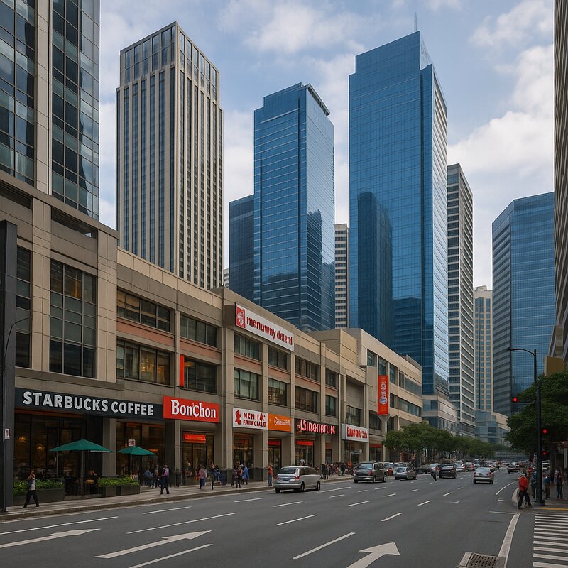 Commercial signage and storefronts